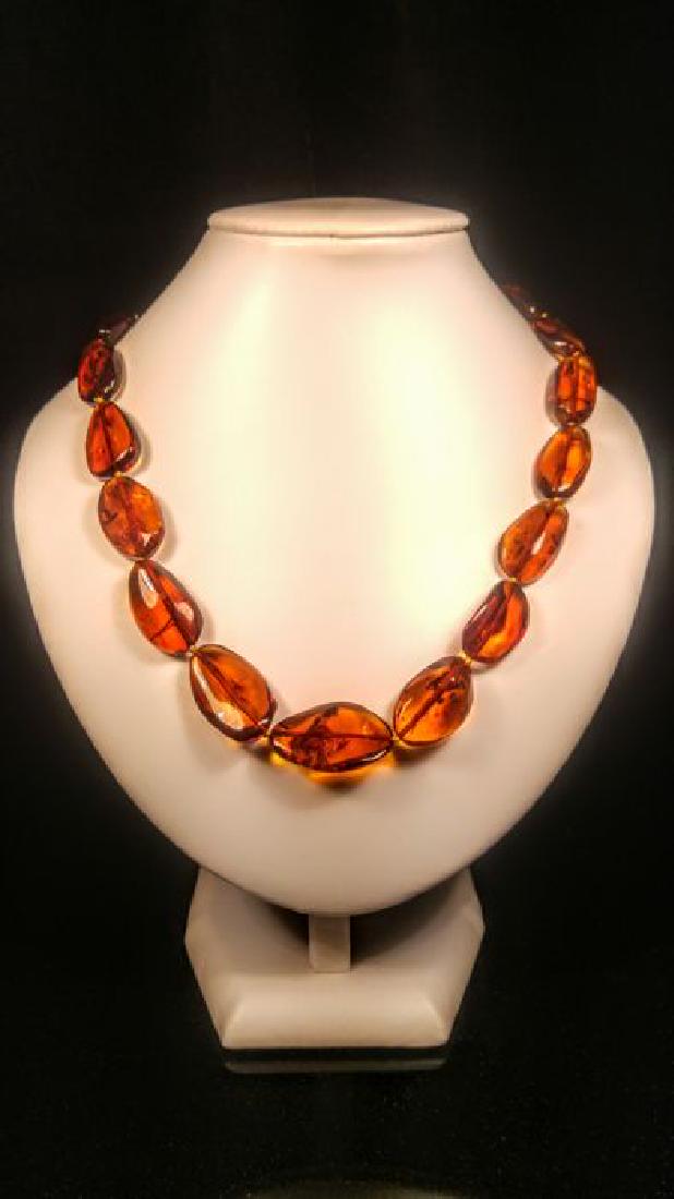 100% Genuine Cognac colour Genuine Baltic amber (1 of 10)