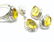 Sterling silver Baltic amber set ring earrings pendant