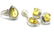 Sterling silver Baltic amber set ring earrings pendant - 2