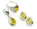 Sterling silver Baltic amber set ring earrings pendant - 6