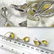 Sterling silver Baltic amber set ring earrings pendant - 7