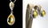 Sterling silver Baltic amber set ring earrings pendant - 8