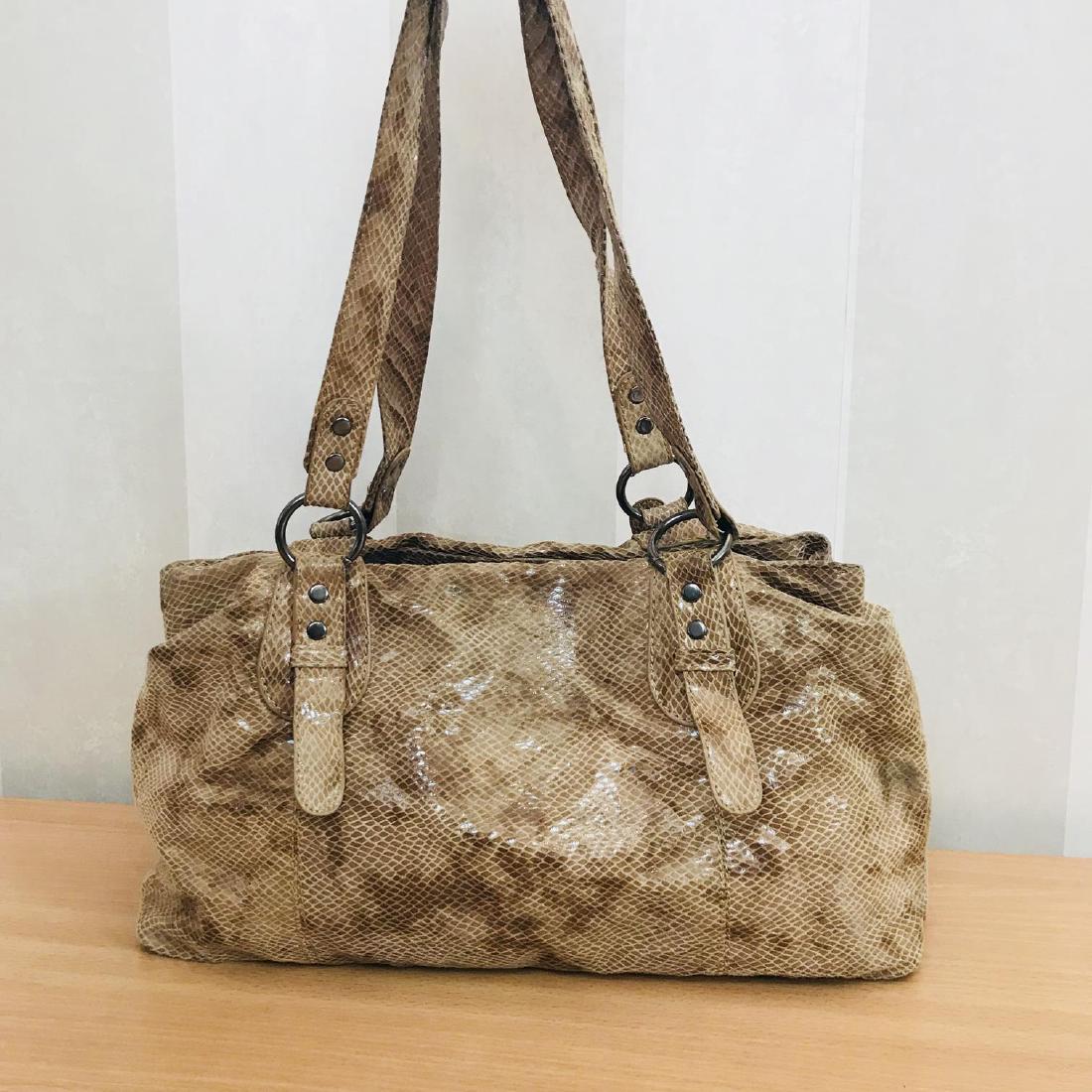 Vintage Genuine Snake Skin Leather Shoulder Bag (1 of 7)