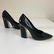Ladies' VERSACE 1969 Black Court Shoes Pumps Heels - 2
