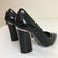 Ladies' VERSACE 1969 Black Court Shoes Pumps Heels - 8