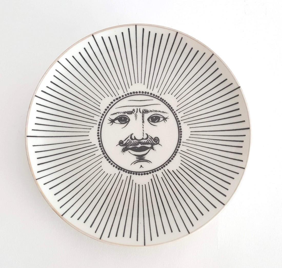 Fornasetti Soli E Lune Wall Porcelain Plate (1 of 2)