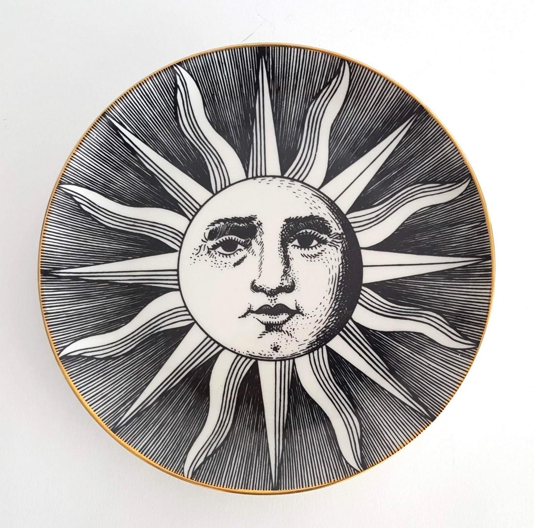 Fornasetti Soli E Lune Wall Porcelain Plate (1 of 3)