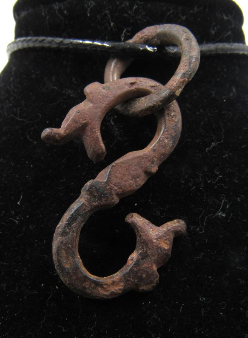 Medieval Viking Era Bronze Dragon Pendant (1 of 3)