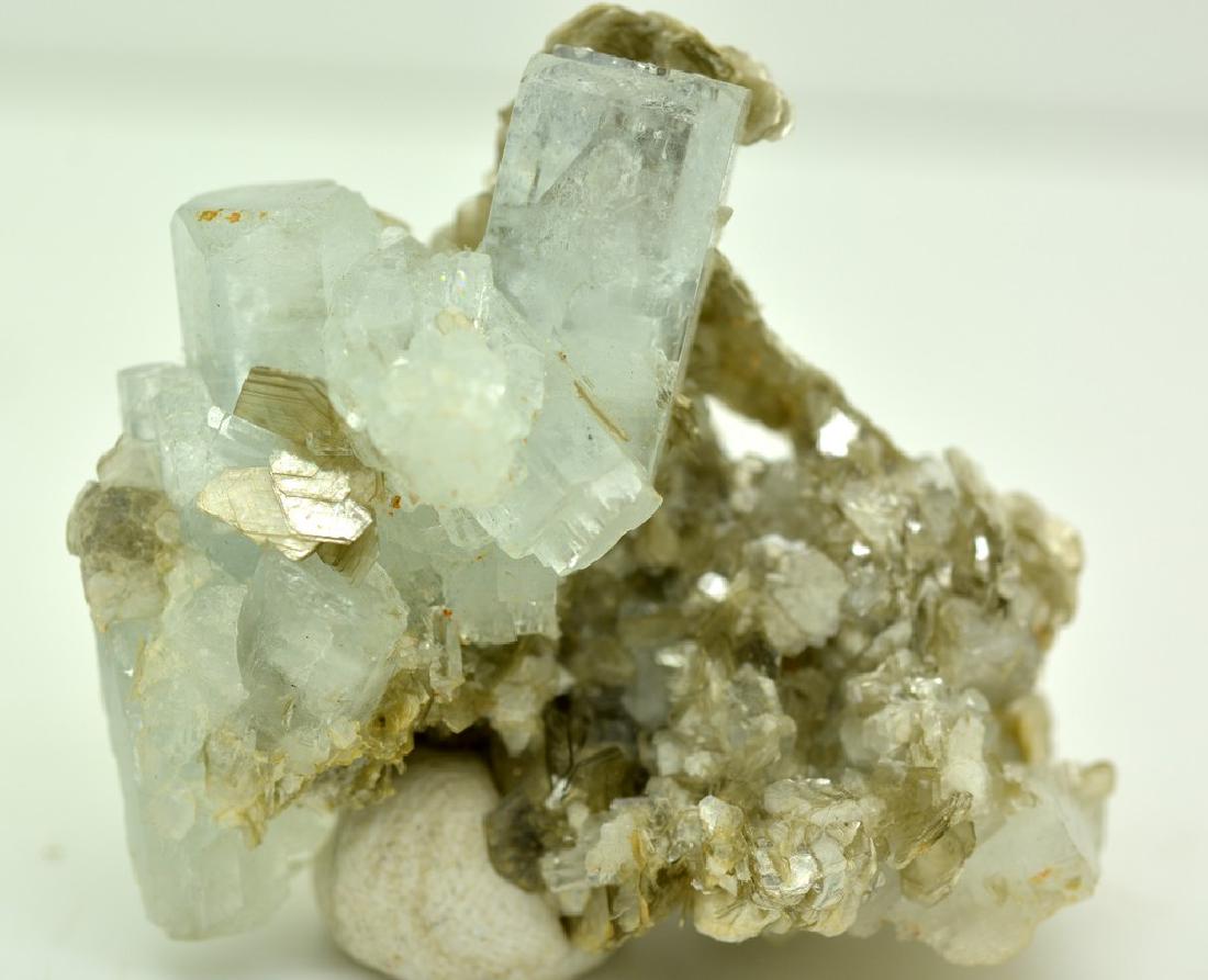 Natural Aquamarine Specimen Mica (1 of 5)