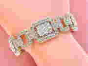 ANTIQUE ART DECO 5.25ctw MINE & ROSE DIAMOND SAPPHIRE First Image
