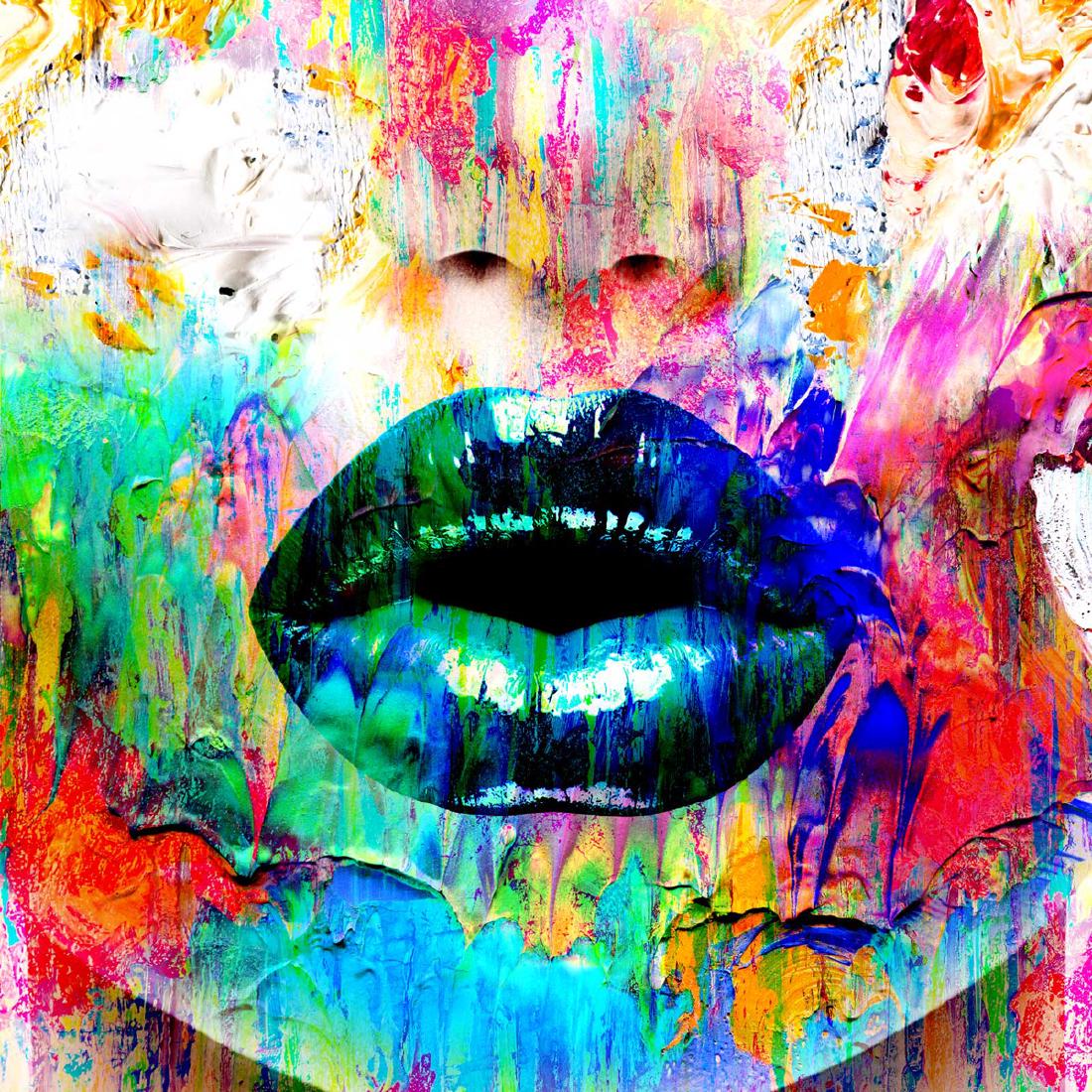 Thomas Bijen Print Too much Talk III - Gold Edition (1 of 4)