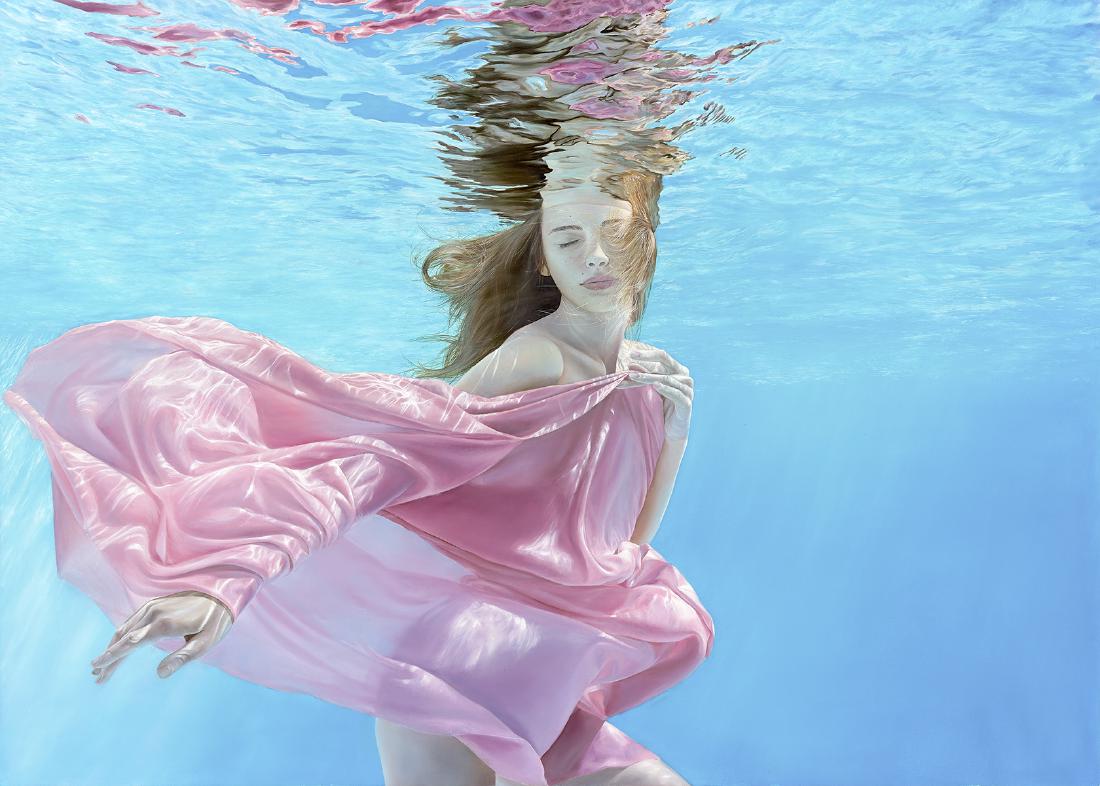 Sergey Piskunov Print Girl In Pink | Gold Edition (1 of 4)