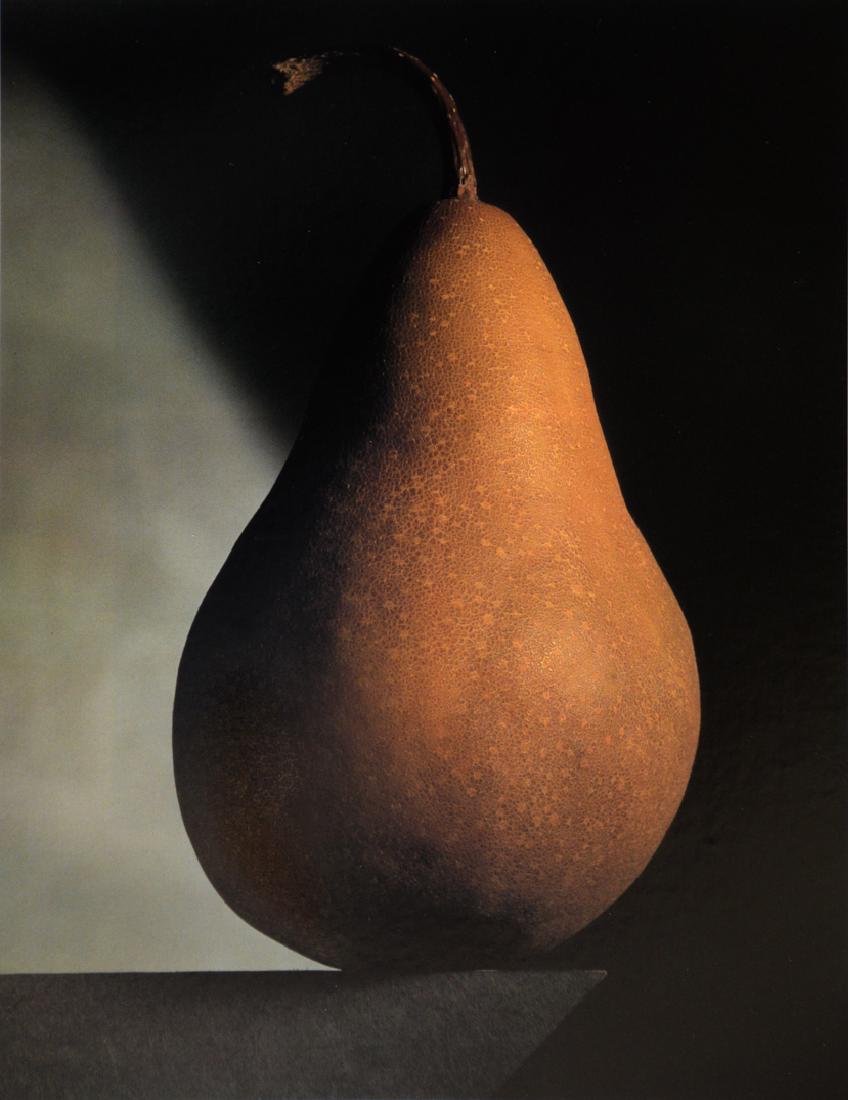 JOEL CONISON - Pear: Artist: Conison, Joel Title: Pear Medium: Photo Litho, 1992, Japan Dimensions: 8x10.35" Heat Wax Mounted on 12x16" Conservation Board Please note that this lot has a confidential reserve. When you lea