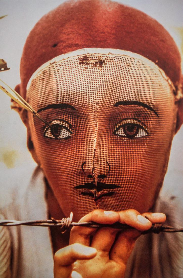 SUSAN MEISELAS - Sandanista, Nicaragua, 1978: Artist: Meiselas, Susan Title: Sandanista, Nicaragua, 1978 Medium: Photo Litho, 1990, Germany Dimensions: 5.9x8.8" Heat Wax Mounted on 11x14" Conservation Board Please note that this lot has a confide