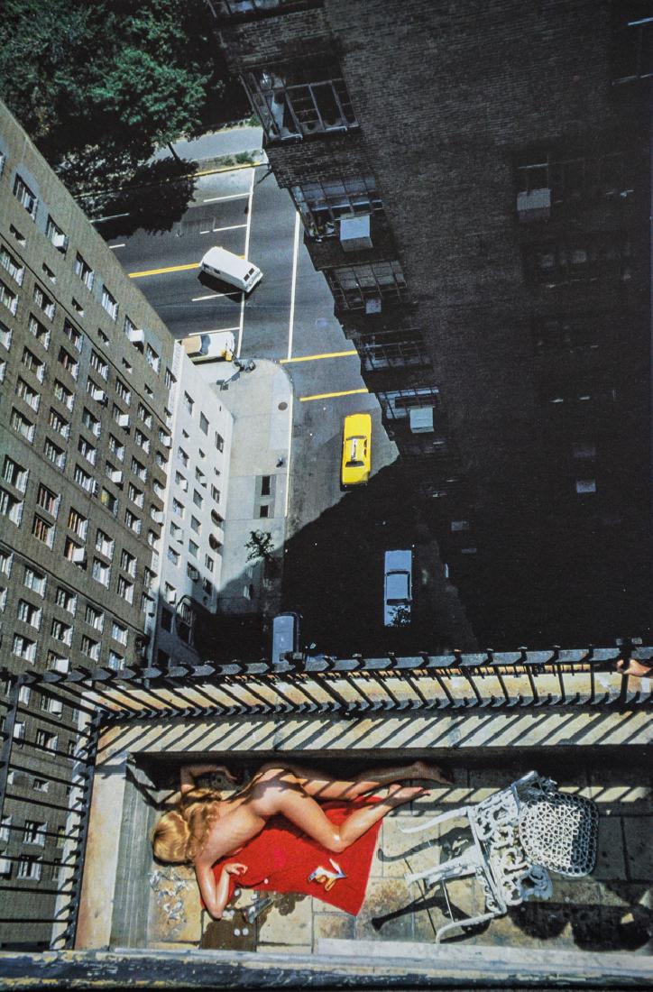 HELMUT NEWTON - Central Park West, New York, 1970: Artist: Newton, Helmut Title: Central Park West, New York, 1970 Medium: Gravure, 1985, Italy Dimensions: 6.75x10.2" Heat Wax Mounted on 12x16" Conservation Board Helmut Newton (1920-2004) was a German