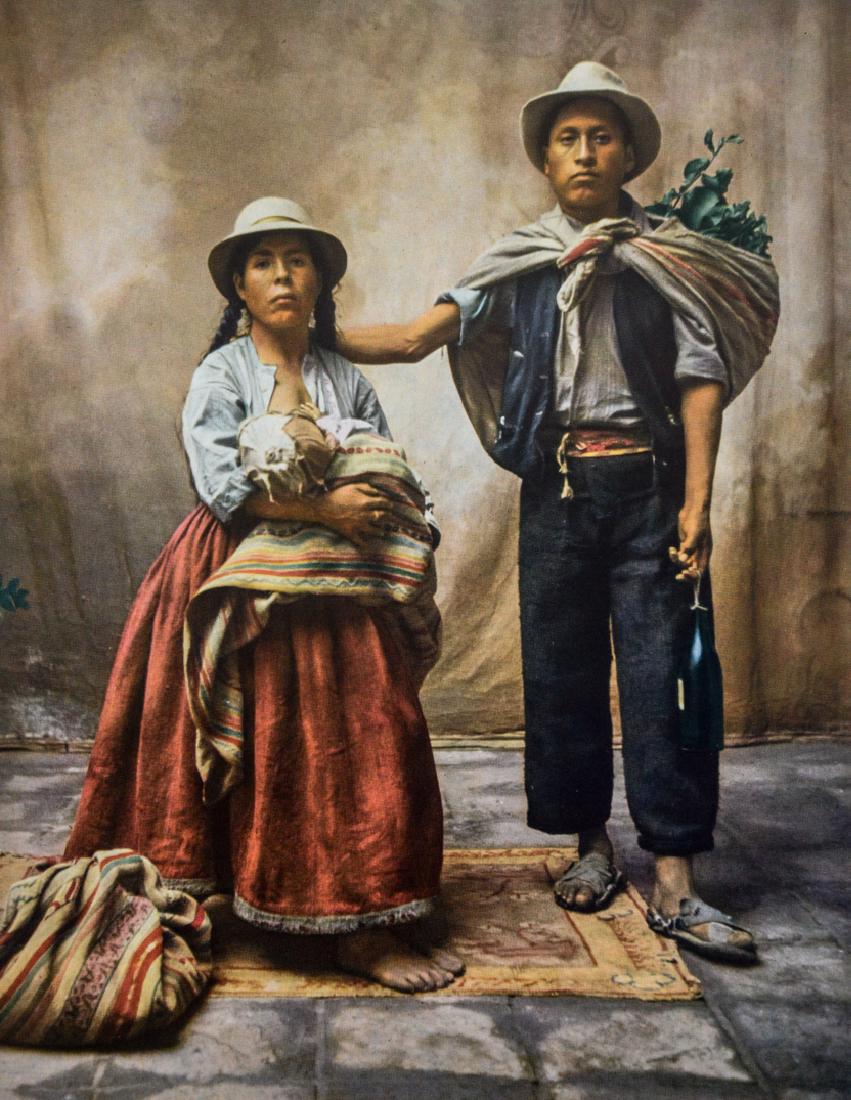 IRVING PENN - Peruvian Family: Artist: Penn, Irving Title: Peruvian Family Medium: Photo Litho, 1960, Switzerland Dimensions: 9.25x11.85" Heat Wax Mounted on 14x18" Conservation Board Irving Penn was an American photographer known 