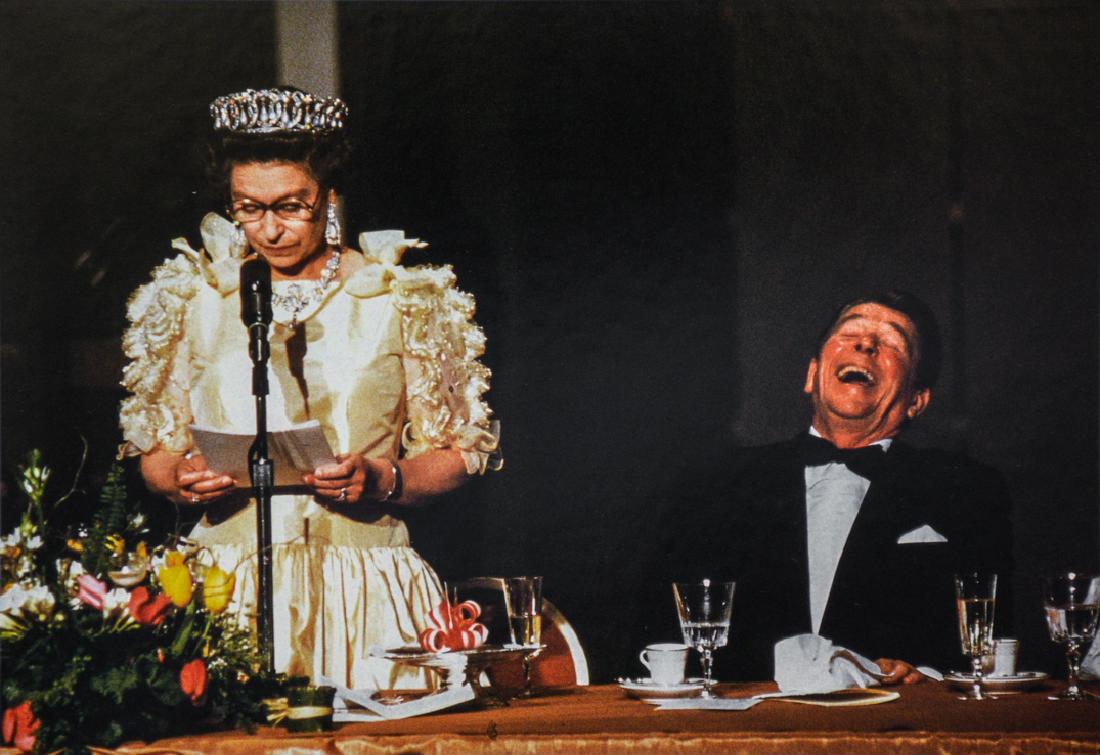 DIANE WALKER - The Triumph of British Humour: Artist: Walker, Diane Title: The Triumph of British Humour Medium: Photo Litho, 1984, Japan Dimensions: 8.15x5.15" Heat Wax Mounted on 11x14" Conservation Board Please note that this lot has a confide