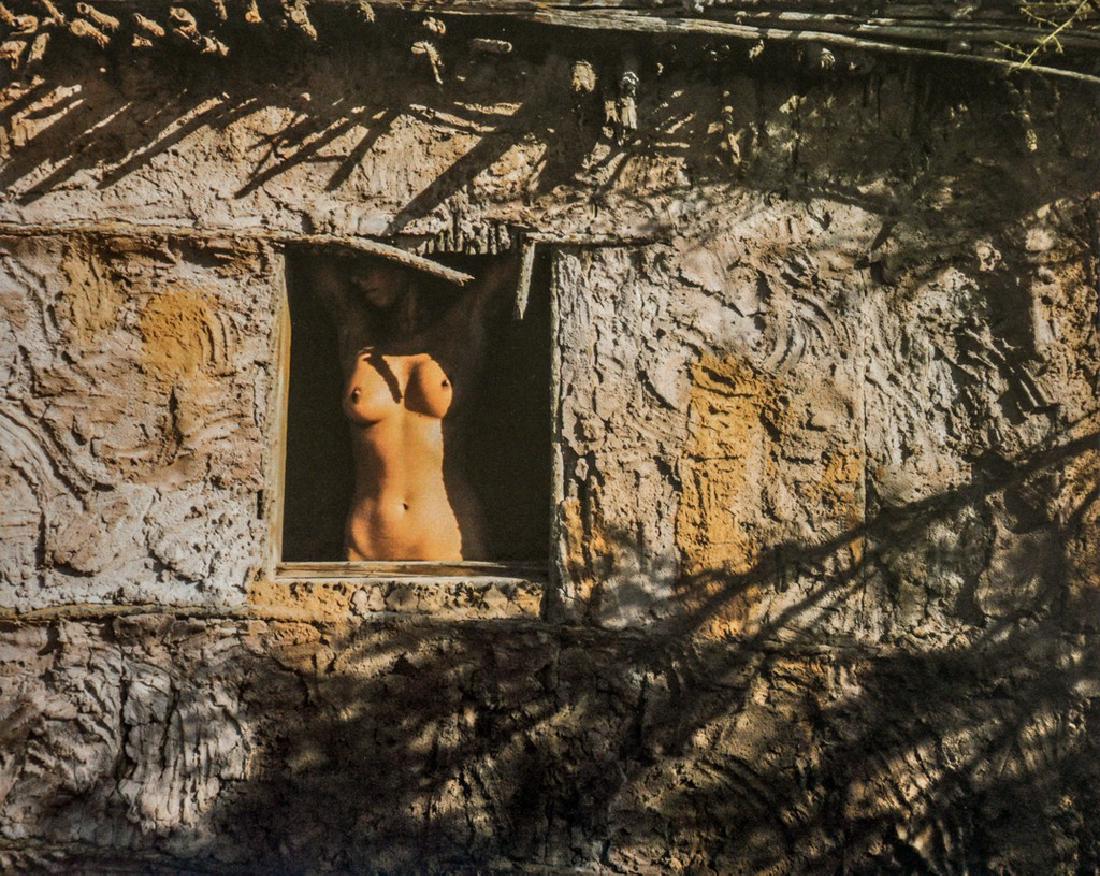 COLE WESTON - Nude in Window, Arizona, 1979: Artist: Weston, Cole Title: Nude in Window, Arizona, 1979 Medium: Photo Litho, 1981, USA Dimensions: 9x7.2" Heat Wax Mounted on 12x16" Conservation Board Please note that this lot has a confidential r