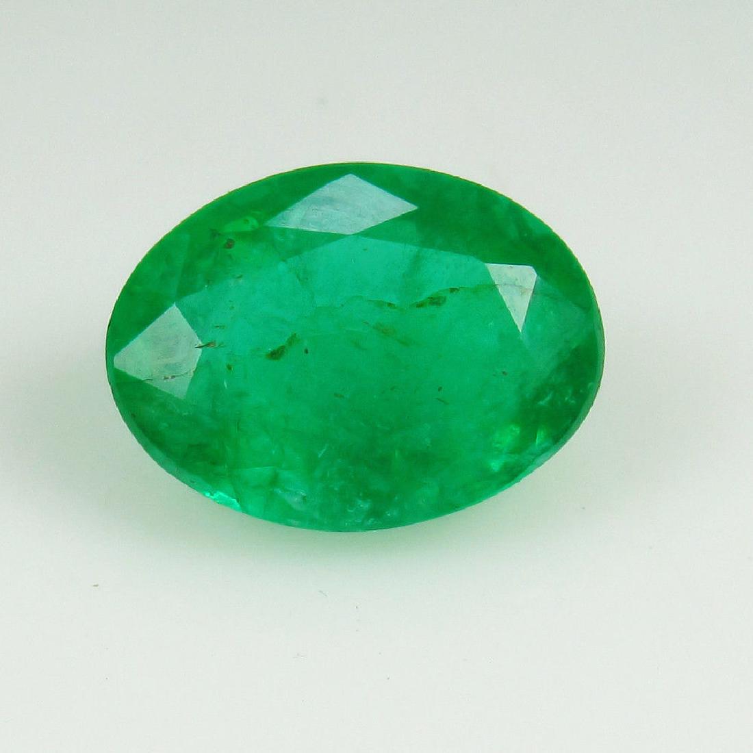 2.62 Ct Genuine Zambian Emerald Top Quality AAA++ Green (1 of 4)