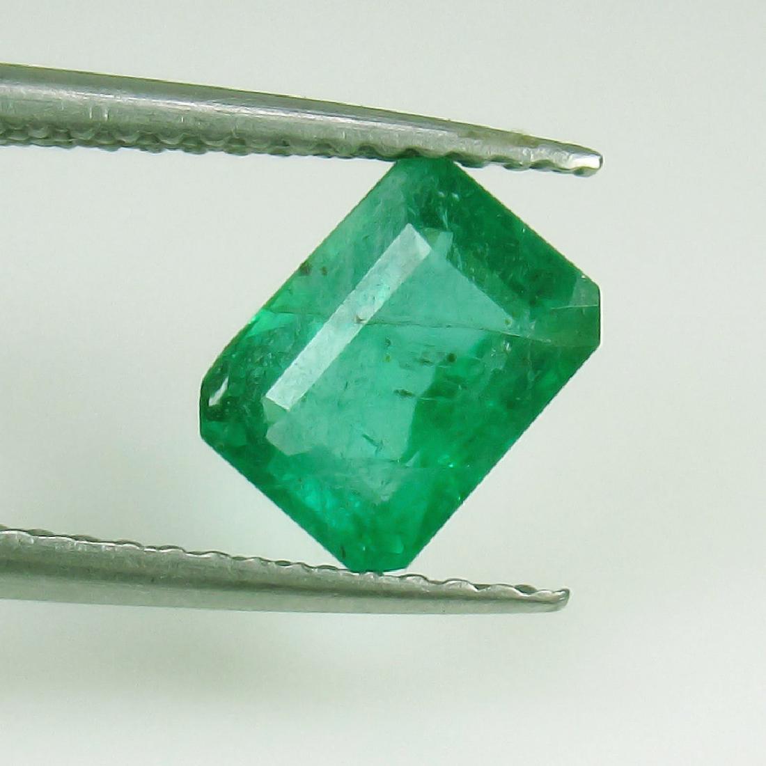 1.17 Ct Genuine Loose Emerald 7.5X5.5 mm Octagon cut (1 of 2)