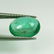 1.50 Ct Genuine Zambian Emerald 9X7 mm Oval cut Top - 2