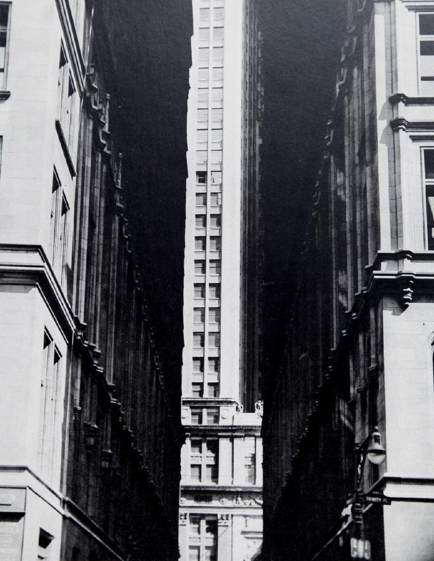 ERWIN BLUMENFELD - Wall Street, New York, 1943: Artist: Erwin Blumenfeld Title: Wall Street, New York, 1943 Date Printed: 1979 Medium: Photogravure Printer Location: Printed in Italy in 1979 28 x21.9 cm - 10 x8.6 inch, With tissue guard Mount Size:
