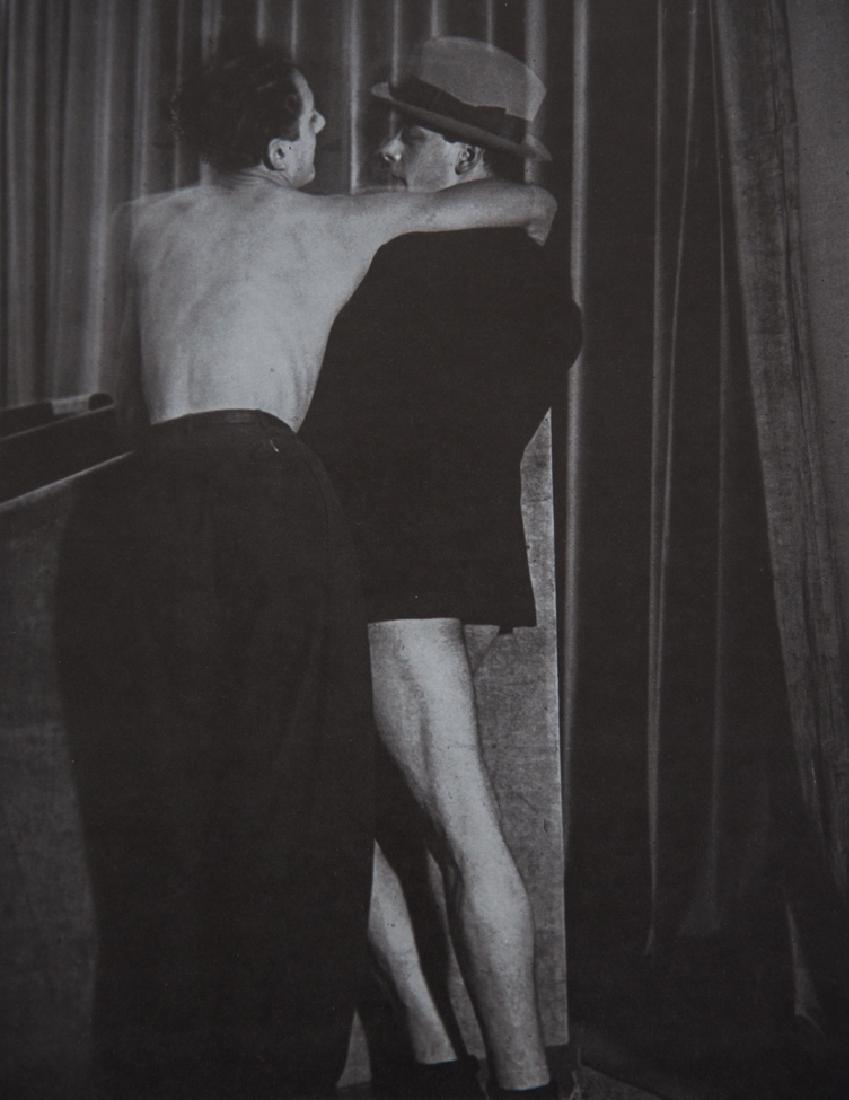 BRASSAI - One Suit for Two: Artist: Brassai Title: One Suit for Two Medium: Sheet Fed Gravure, 1976, USA Dimensions: 7.5x9.6" Heat Wax Mounted on 12x16" Conservation Board Brassai was a Hungarian-French photographer who rose to