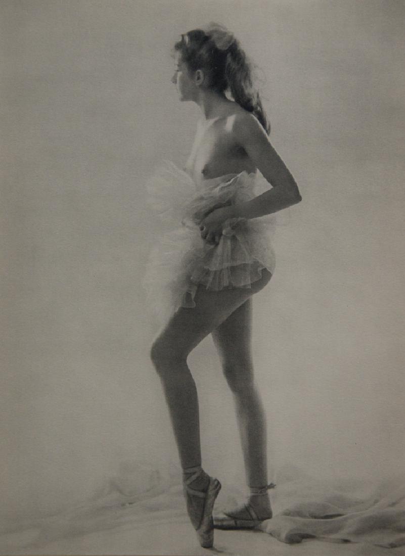 EMILE SAVITRY - Dancer (Limited Edition 300): Artist: Savitry, Emile Title: Dancer (Limited Edition 300) Medium: Sheet Fed Gravure, 1953, France Dimensions: 8.3x11.3" Heat Wax Mounted on 12x16" Conservation Board Emile Savitry (1903-1967) was a F