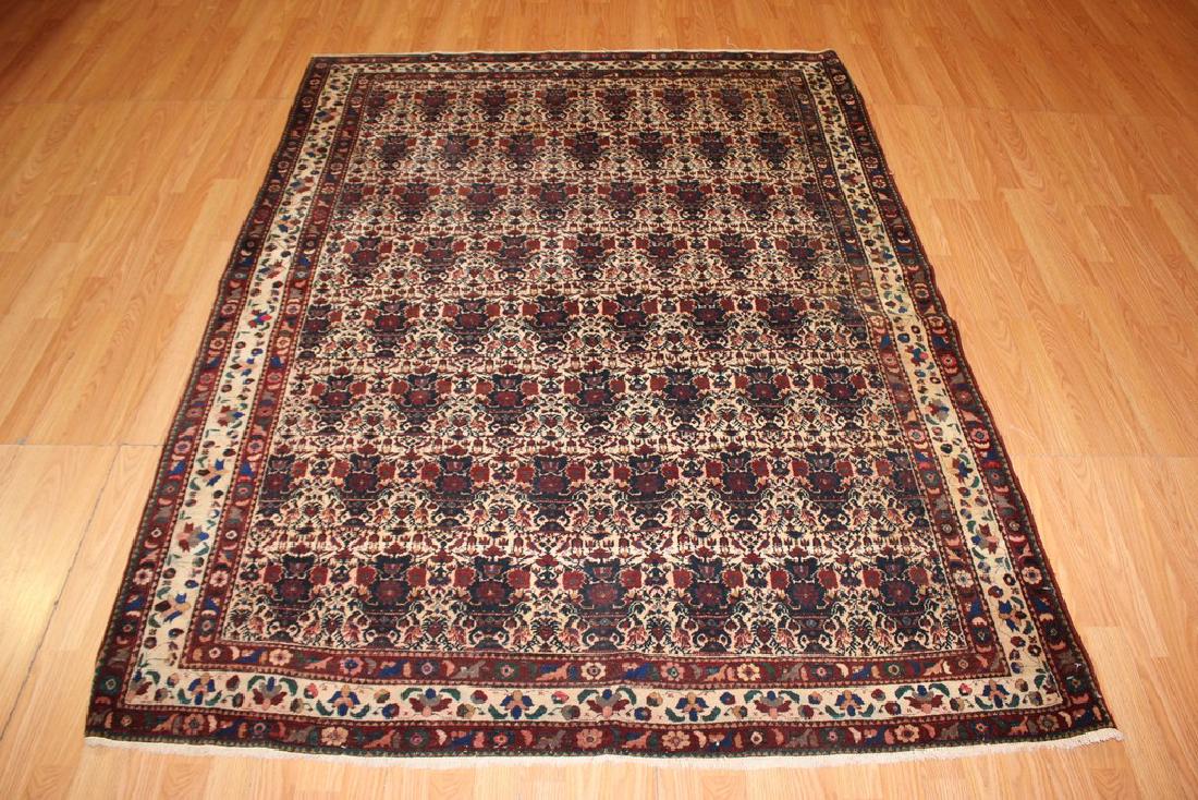 Antique Persian Qum Rug 5.1x6.8 (1 of 8)