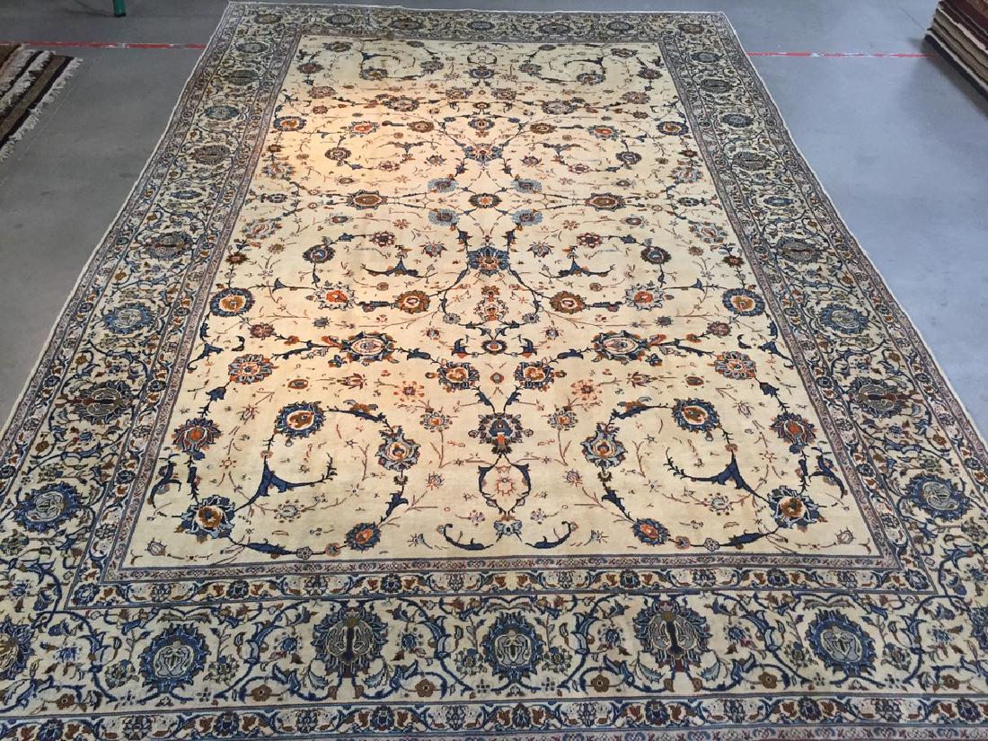 Antique Persian Kashan Rug 9.3x14.2 (1 of 9)