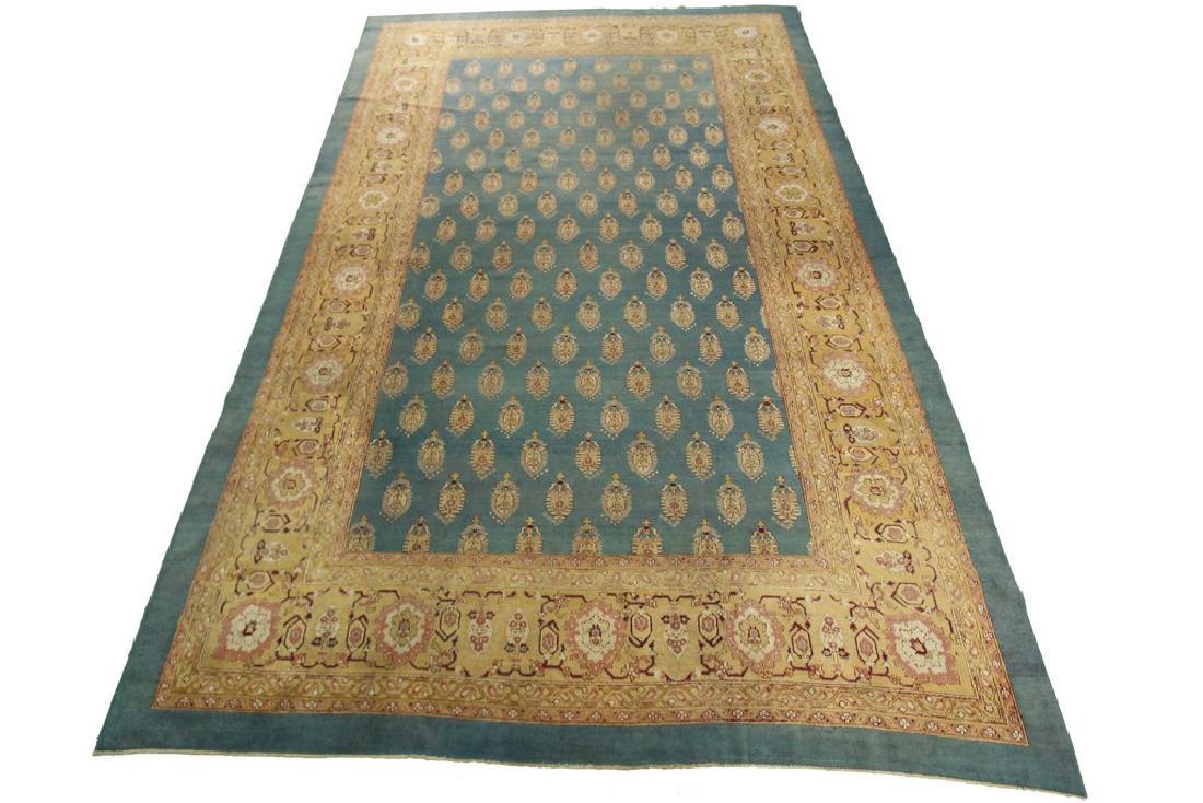 Fine Antique Agra Rug Amritsar Oushak Rug 10.8x16 (1 of 10)