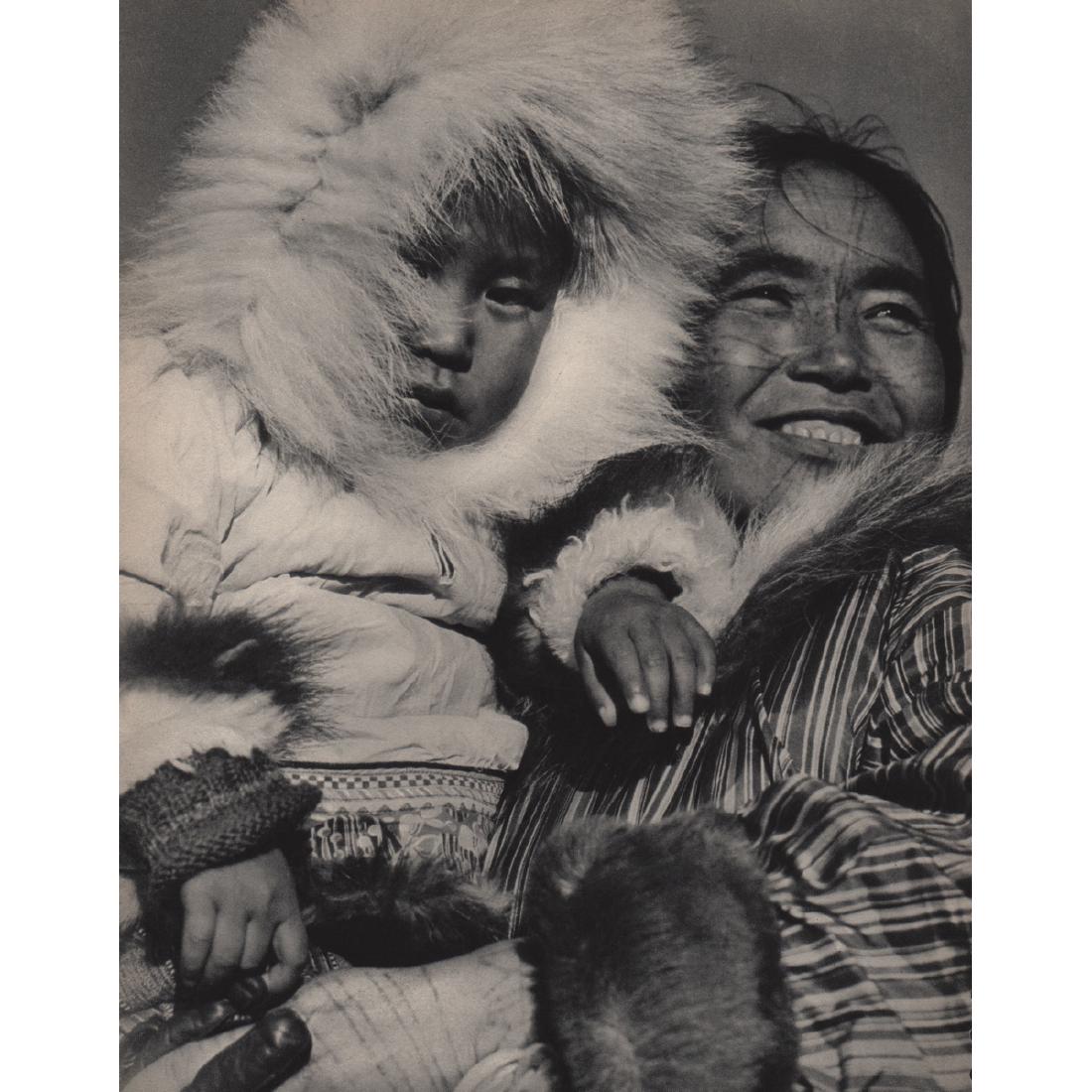 MARGARET BOURKE-WHITE - Arctic Madonna: Artist: MARGARET BOURKE-WHITE Print Title: Arctic Madonna Medium: Sheet-fed Gravure Printing Date: 1930's Printed in the USA Image Size approx: 8 x 10 inches Margaret Bourke-White (1904-1971) was born