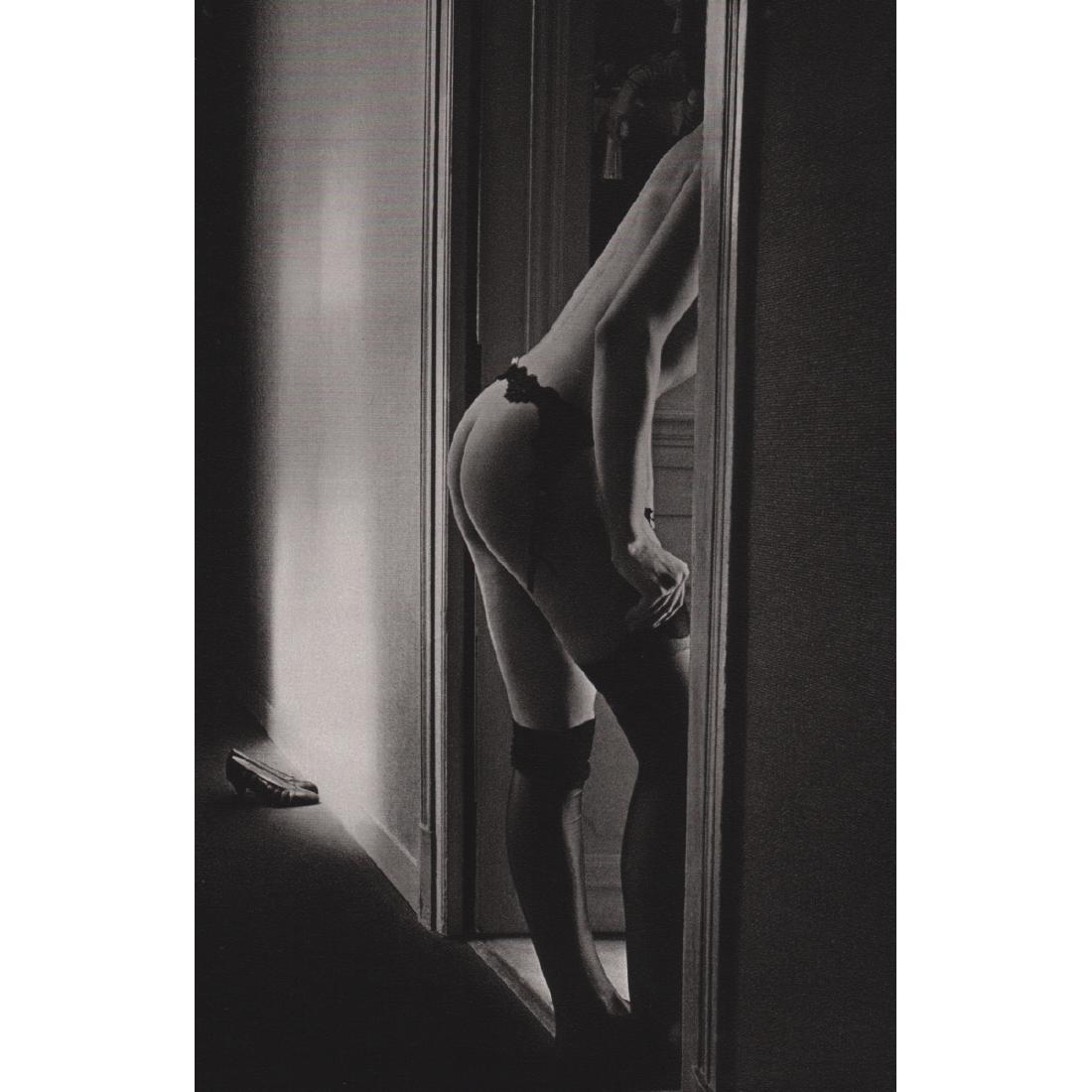 JEANLOUP SIEFF - Shoe Model, Paris 1981: Artist: JEANLOUP SIEFF Print Title: Shoe Model, Paris 1981 Medium: Sheet-Fed Gravure Printing Date: 1980's Printed in France Image Size approx: 5.5 x 8.5 inches Jeanloup Sieff (1933-2000) was a French