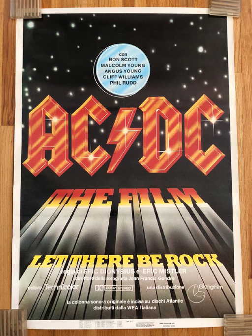 AC/DC LET THERE BE ROCK FILM POSTER