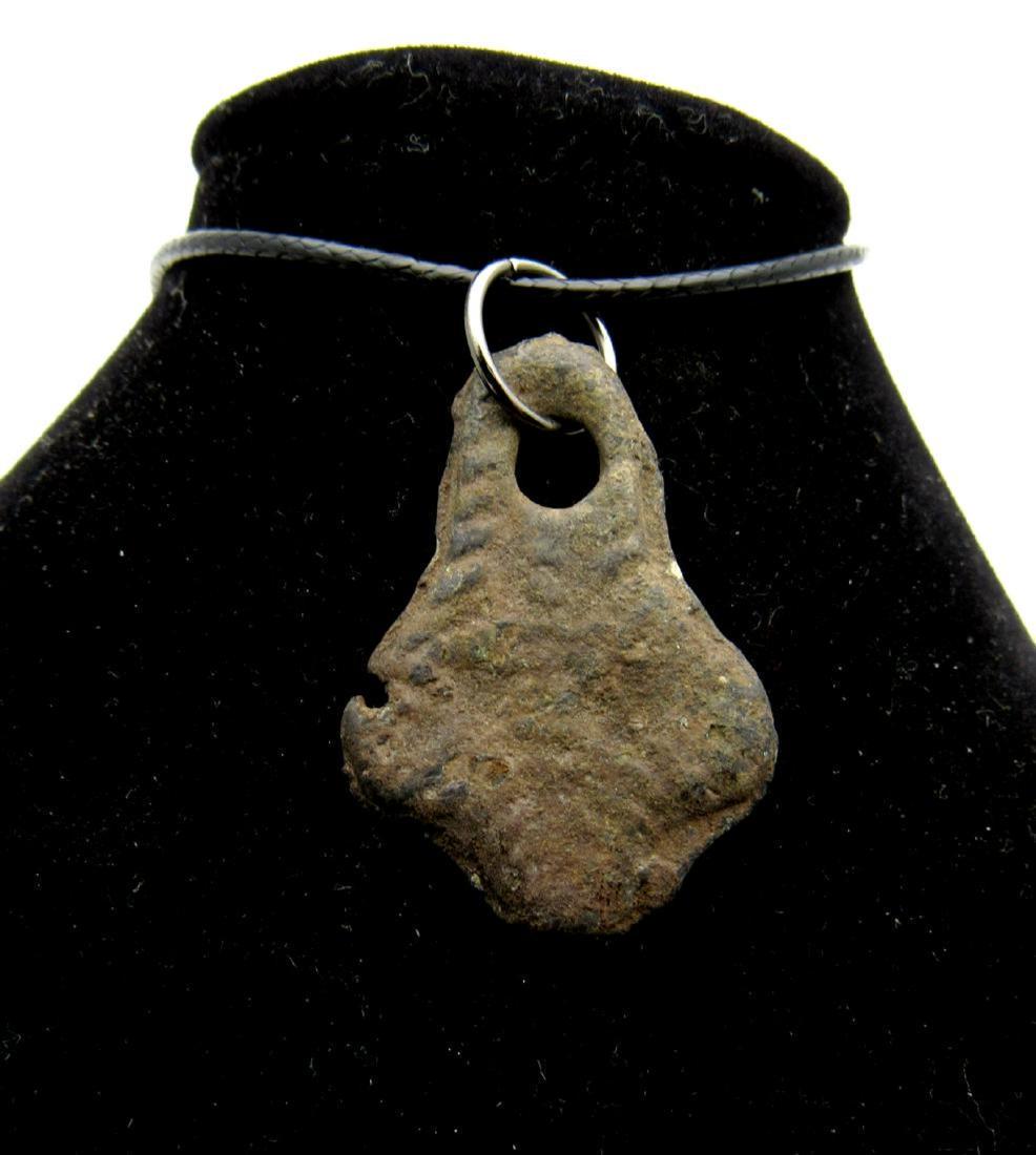 Medieval Viking Era Bronze Dragons Foot Pendant: Medieval Viking Era Bronze Dragons Foot Pendant Date: C. 900 - 1100 A.D. Medieval Viking Era Bronze Dragons Foot Pendant Material: bronze Obtained from an old British collection, purchased from a priv