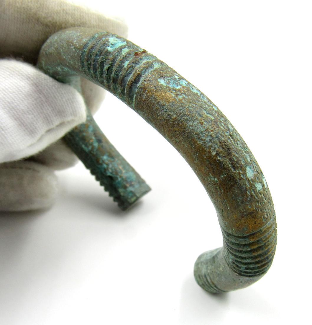 Ancient Bronze Age Decorated Bracelet (1 of 3)