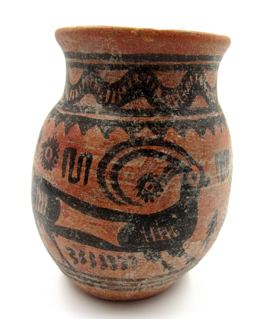 Ancient Indus Valley Terracotta Jar with Stag Motif (1 of 4)