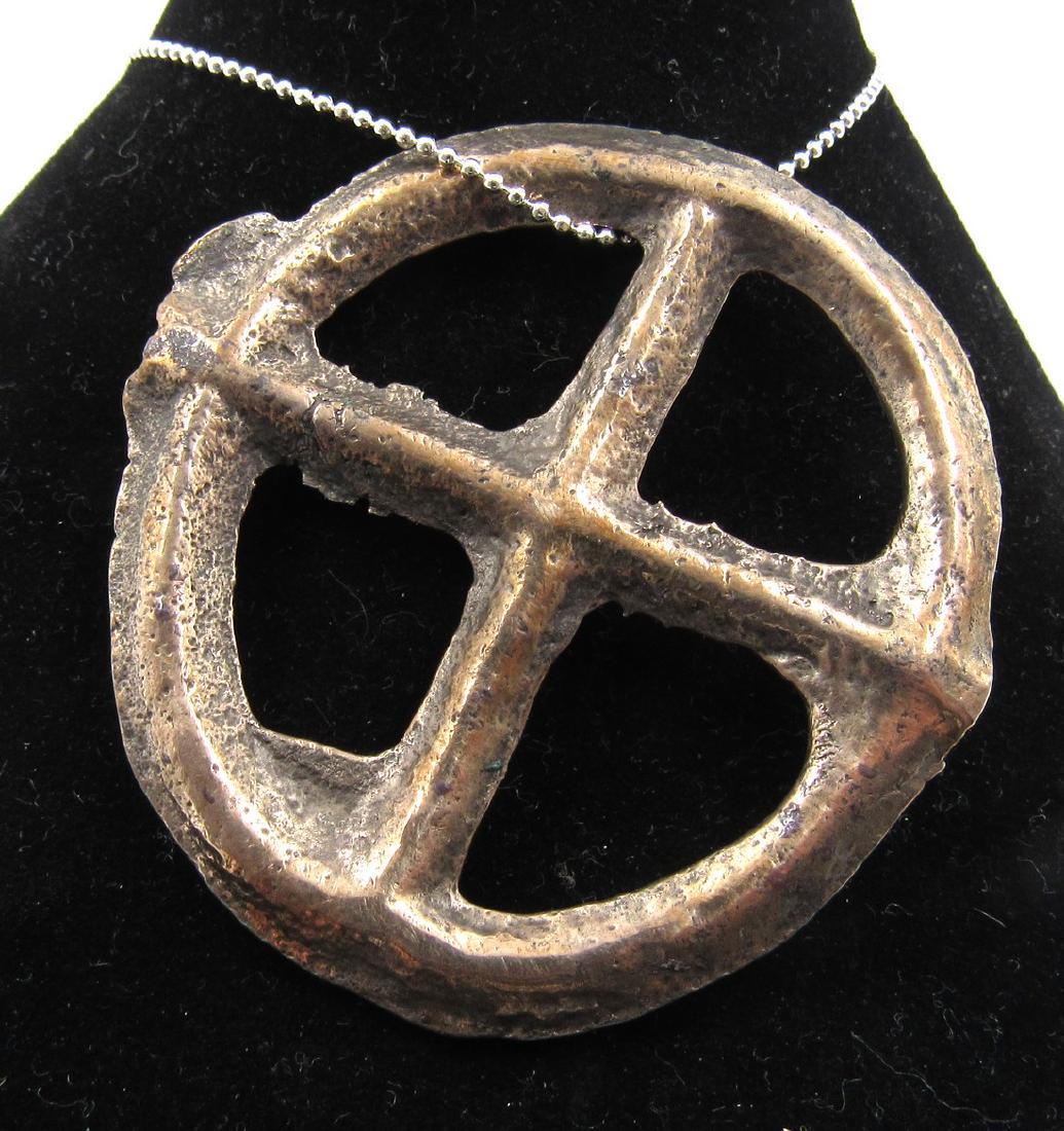Ancient Bronze Age Sun Amulet (1 of 2)