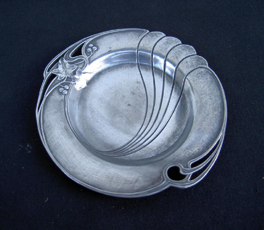 German Jugendstil WMF small pewter dish (1 of 4)