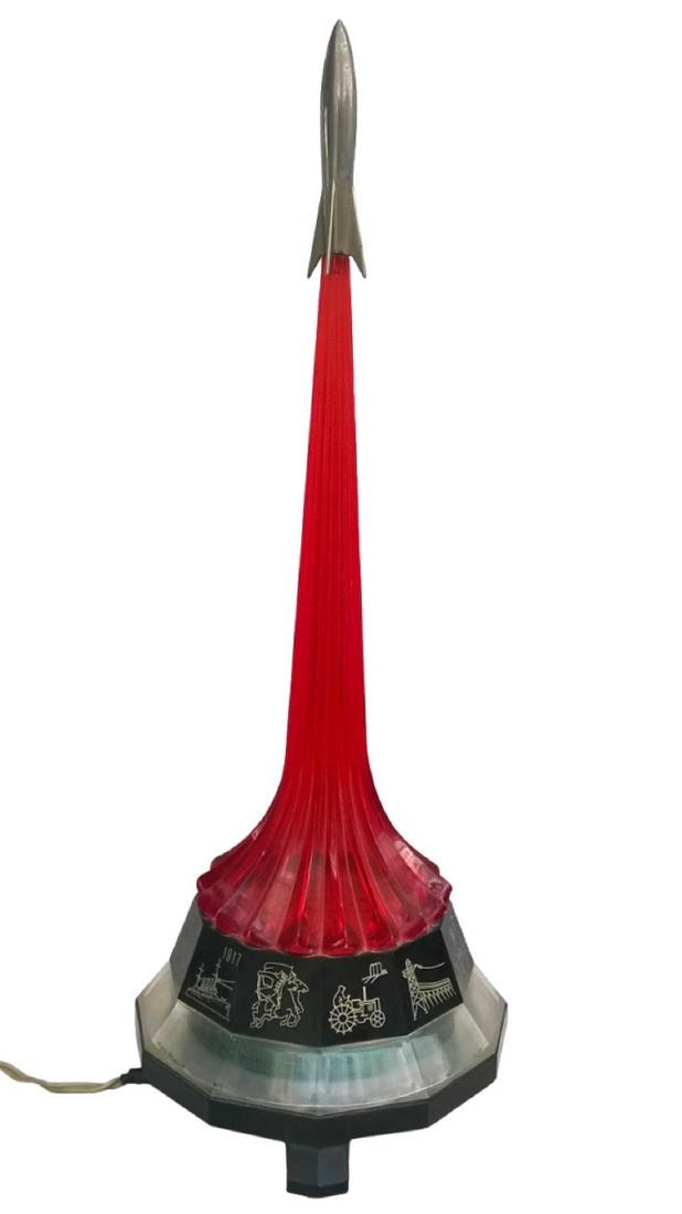 Vintage Night lamp Rocket. Dedicated to the first space (1 of 14)