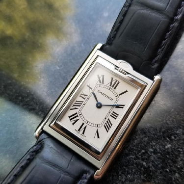 Cartier Men S Tank Basculante Reversible Xl 2390 Sep 12 2018 Jasper52 In Ny