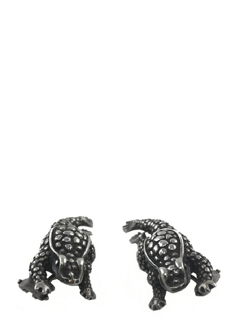 Barry Kieselstein-Cord Sterling Silver Frog Earrings (1 of 4)