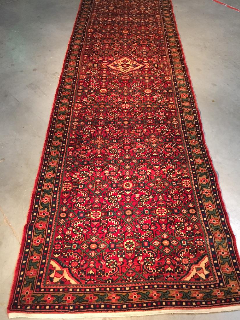 Authentic Persian Hamedan Runner Rug 3.8x13.3 (1 of 9)