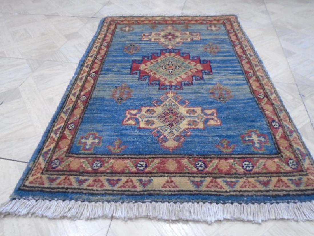 beautiful afghan Kazak Rug 3x2 (1 of 7)