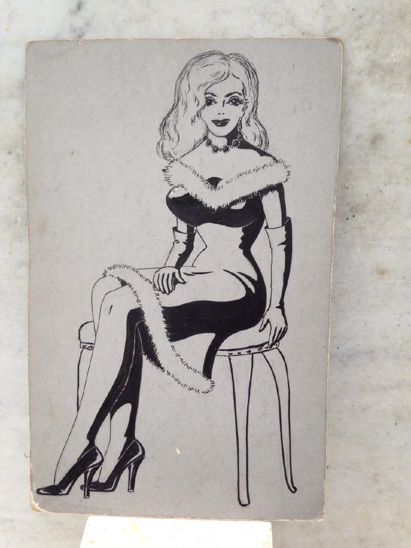 Late 50's original artwork by Bill Anthony. (1 of 3)