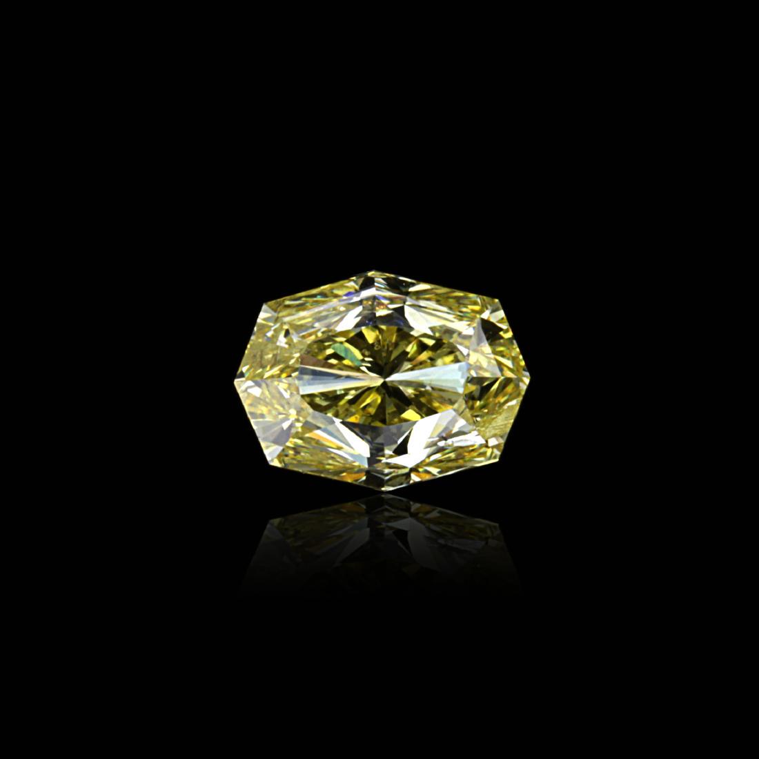 1.22 ct. Natural Fancy Light Yellow Octagon shape (1 of 6)