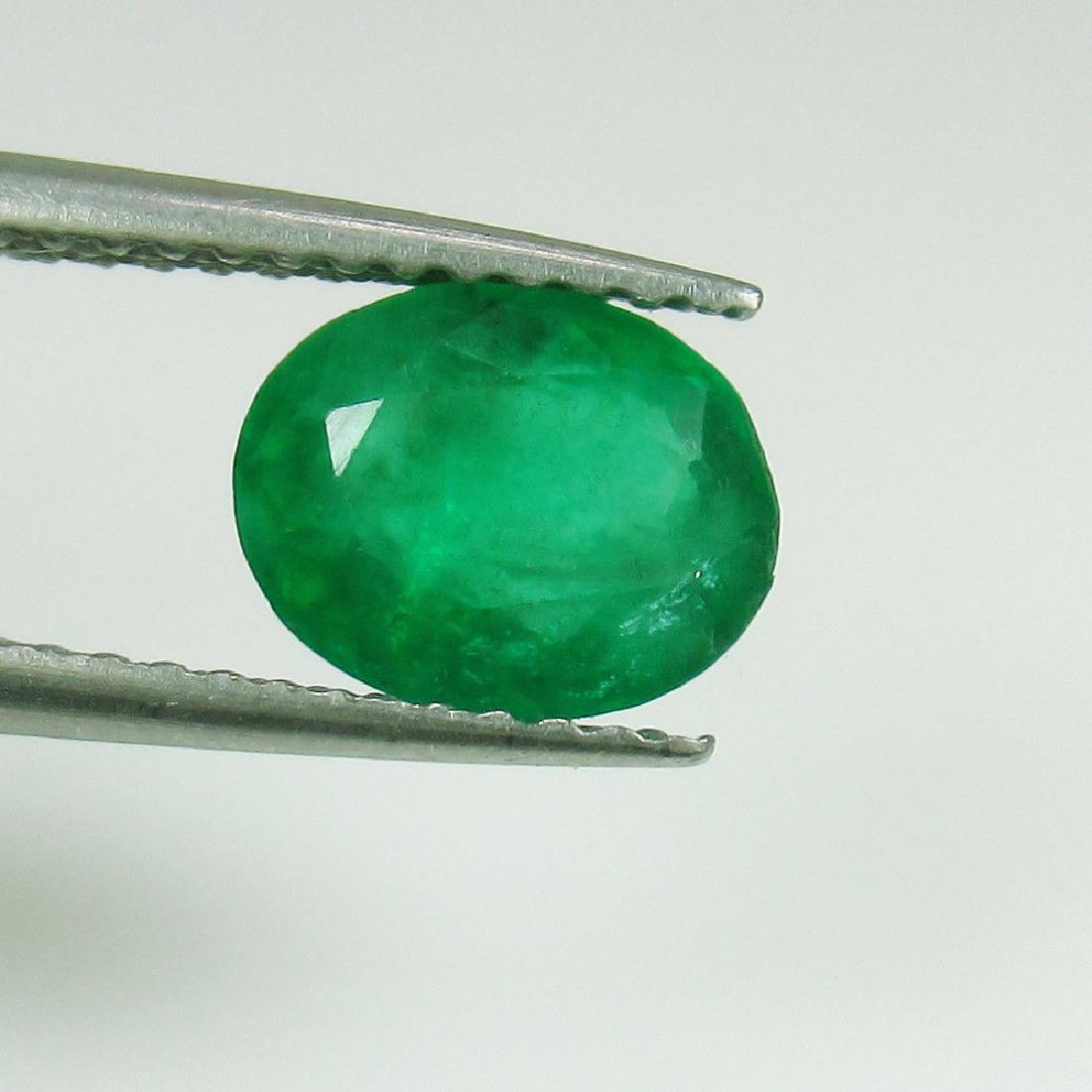 1.25 Ct Genuine Loose Zambian Emerald AAA Rich Green (1 of 2)