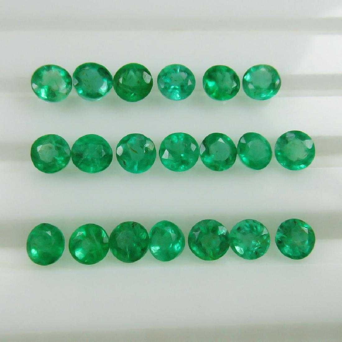 4.39 Ct Genuine 20 Loose 3.7 mm Matching Round "Diamond (1 of 2)