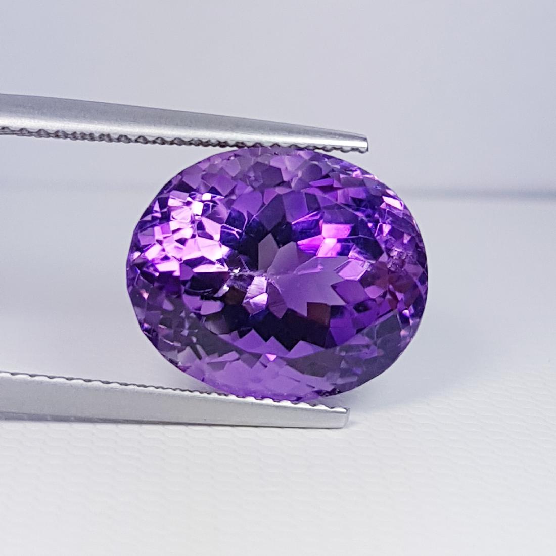 Amazing Oval Cut Natural Amethyst - 9.65 ct (1 of 4)