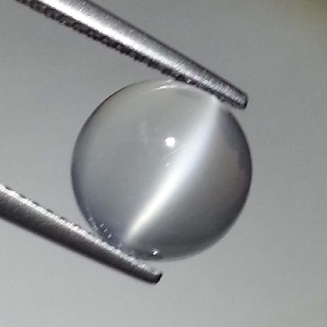 Natural Moonstone Cat's Eye- 5.35 ct: Item: Natural Moonstone Cat's Eye- 5.35 ct Color/Clarity: VVS Loose gemstone Carat Weights: 5.35 Size (mm): 11.45 x 11.15 x 5.95 Round - Srilanka No Reserve: This lot starts at $1 and has no reserve a
